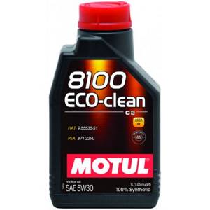 MOTUL 8100 ECO-CLEAN 5w30 SN/CF A5/B5/C2 2л. синтетика, масло моторное